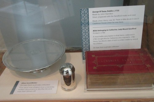 Sandford Artifacts on display